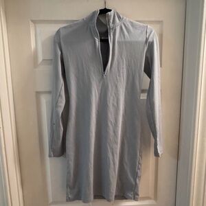 Baby blue mini aritzia dress
